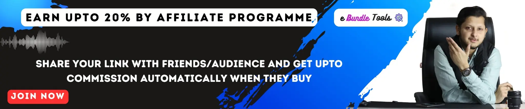 Earn up to 20% with the affiliate program. Share your link and receive commission automatically when people buy.